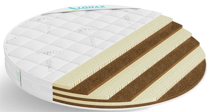 Круглый матрас "Lonax Round Fusion" - фото 152750