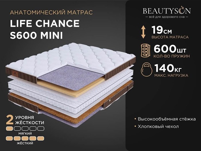 Матрас "Life Chance S600 mini" - фото 184317