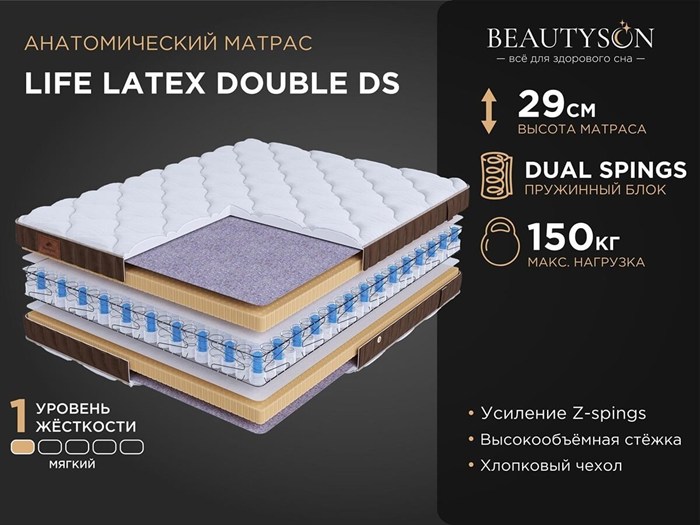Матрас "Life Latex Double DS" - фото 184480