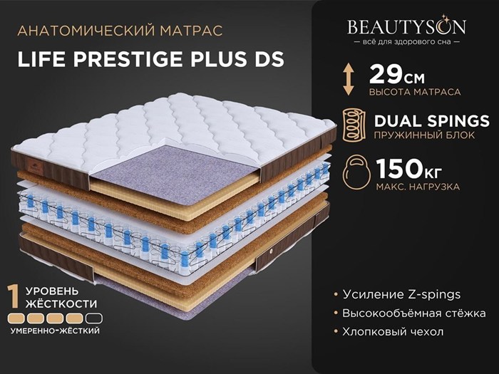 Матрас "Life Prestige Plus DS" - фото 184567