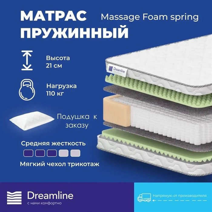 Матрас "Massage Foam Spring" - фото 197140