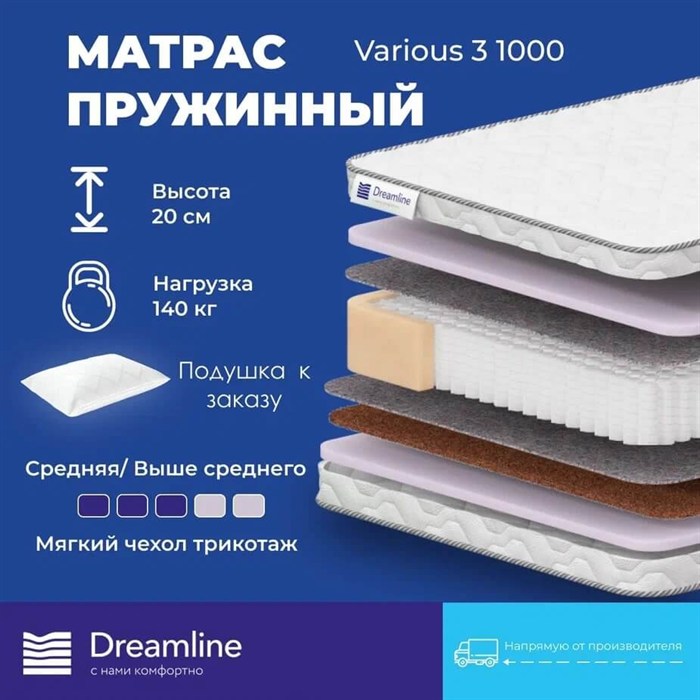 Матрас "Various 3 1000" - фото 197166