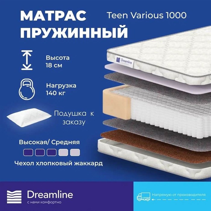 Матрас "Teen Various 1000" - фото 197264
