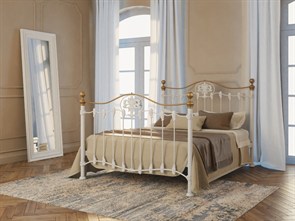 {{photo.Alt || photo.Description || 'Металлическая кровать "Camelot" две спинки, белая'}}