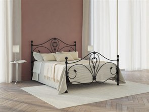 {{photo.Alt || photo.Description || 'Металлическая кровать "Melania" две спинки, черная'}}