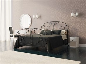 {{photo.Alt || photo.Description || 'Металлическая кровать "Taya" две спинки, черная'}}