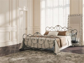 {{photo.Alt || photo.Description || 'Металлическая кровать "Michelle" две спинки, серебро'}}