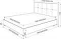 Кровать с матрасом "Эрин Мэйс + Try Prix Massage" - фото 121437