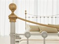 Металлическая кровать "First" две спинки - фото 163826