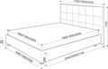 Кровать с матрасом "Серсея + Soft Standart" - фото 171982