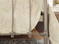 Металлическая кровать "Charm" одна спинка, серебро - фото 179240