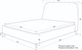 Кровать "Style Flaton" без ортопедического основания - фото 182960